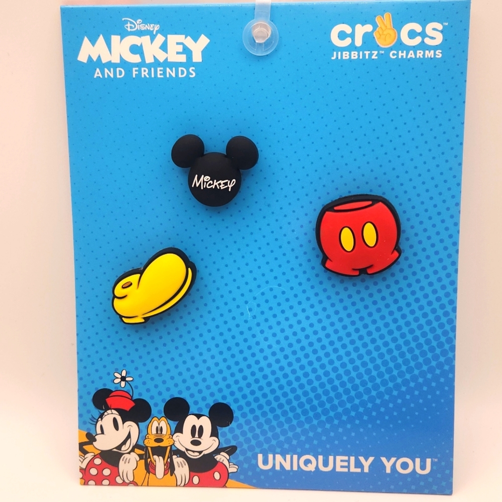 Disney NWT Jibbitz croc charms - 3 pack
